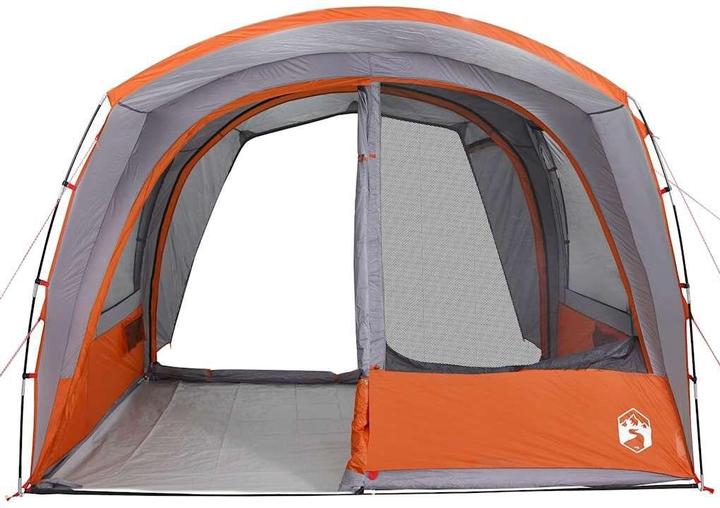 Produktbild VidaXL Autozelt 4 Personen Grau und Orange Wasserfest (8.55 kg, 4 Personen)