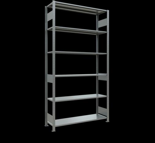 Immagine prodotto Schulte Lagertechnik Sistema di scaffalature di base senza viti MULTIplus150 con ripiani di lunghezza