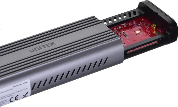Actual product image Unitek OBUDOWA HDD/SSD M.2 PCIE/NVME 40GBPS USB4 (M.2 2280)