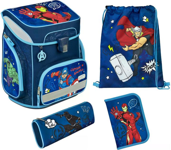 Produktbild Scooli Schulthek-Set Avengers 5-teilig, Altersempfehlung ab: 6 (18 l)