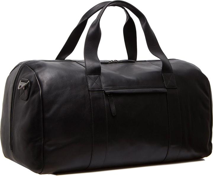 Image du produit The Vegan Cow Chesterfield Brand Leren Weekendtas Zwart Hudson (50 l)