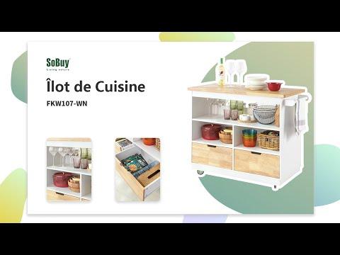 Image du produit SoBuy Kücheninsel