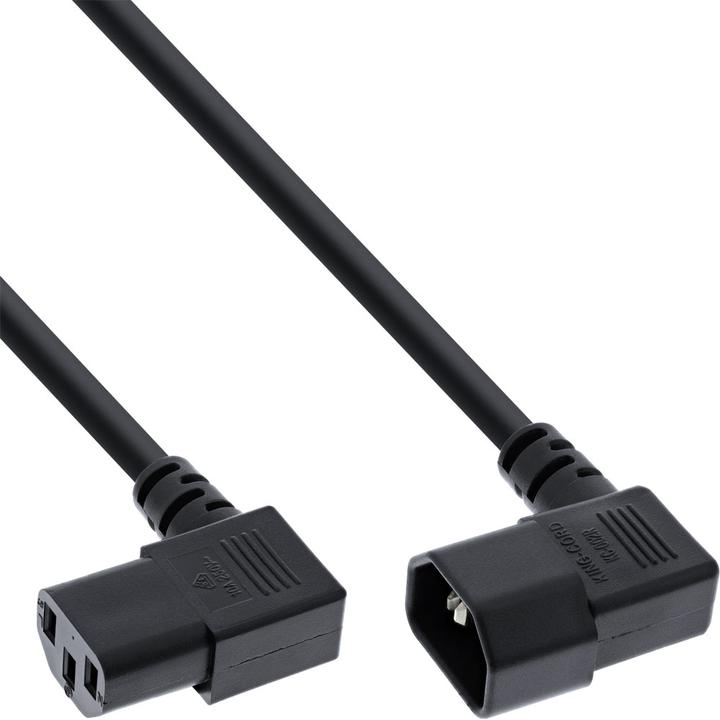 Produktbild InLine Netzkabel Kaltgeräteverlängerung (0.40 m, C14, C13)