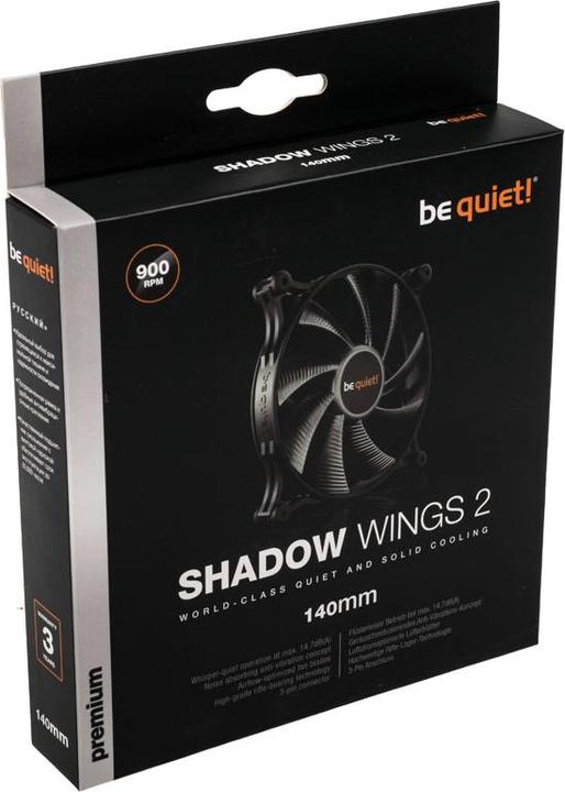 Actual product image be quiet! Shadow Wings 2 (140 mm, 1 x)
