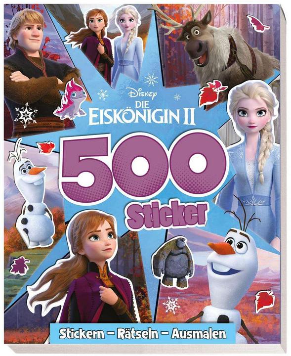Produktbild Panini Disney Die Eiskönigin 2: 500 Sticker - Stickern - Rätseln - Ausmalen
