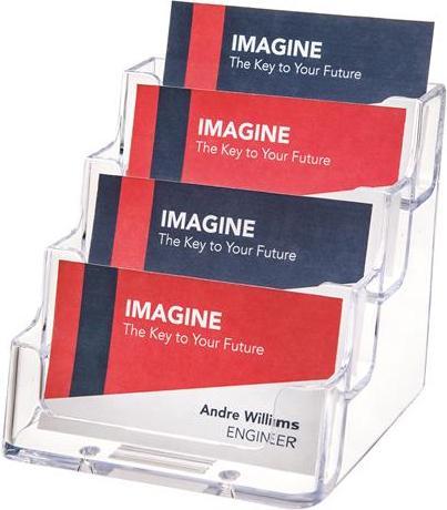 Actual product image Deflecto Business card holder