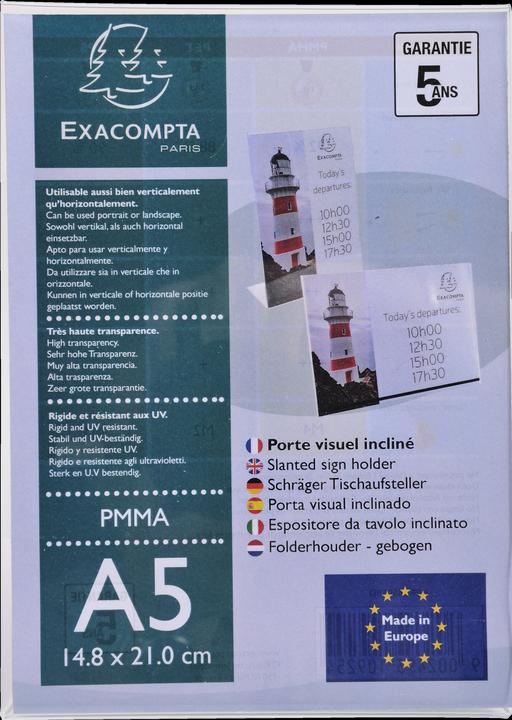 Exacompta Porta cartelli A5 alto (A5)