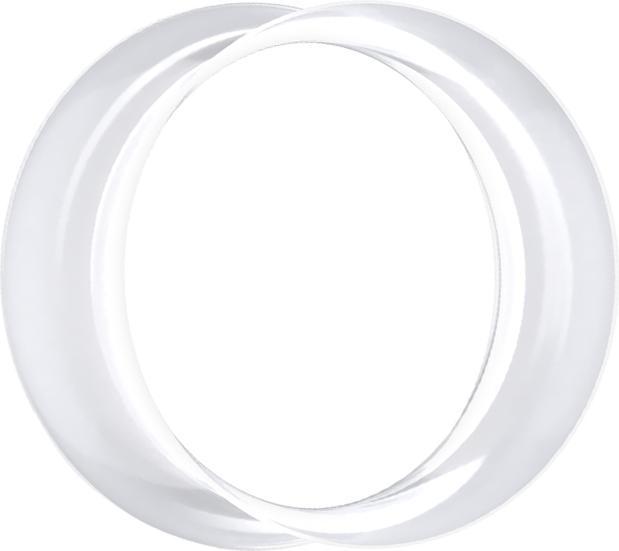 Produktbild Star Piercing Flared Tunnel transparent (Silikon)