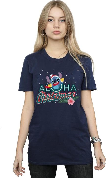 Produktbild Disney Lilo And Stitch Aloha Christmas TShirt (XXL)