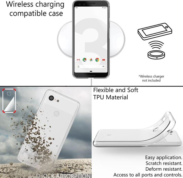 Actual product image Nalia Mobile phone cover (Google Pixel 3)