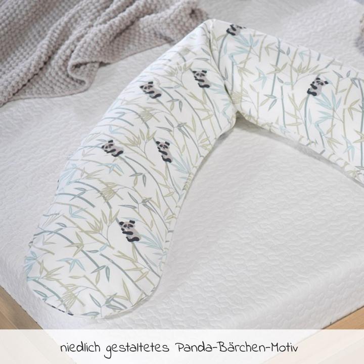 Image du produit Theraline Coussin d'allaitement "Das Original" avec rembourrage en épeautre, housse incluse 190 cm (38 cm)