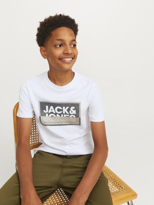 Actual product image Jack & Jones Jcologan Tee Ss Crew Neck Ss24 Jnr (128)