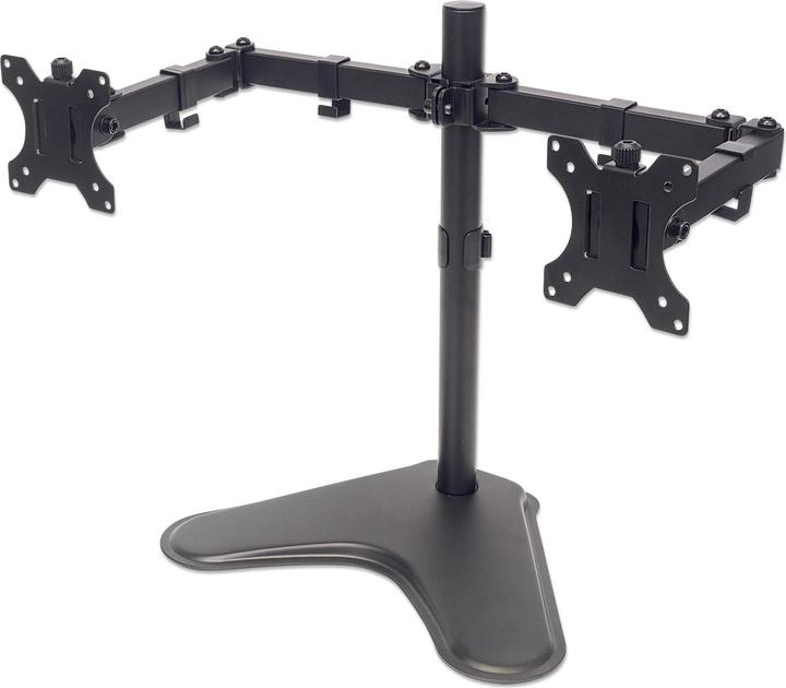 Produktbild Manhattan Standfuss Monitorarm für zwei Monitore 33 813 (Tisch, 32")