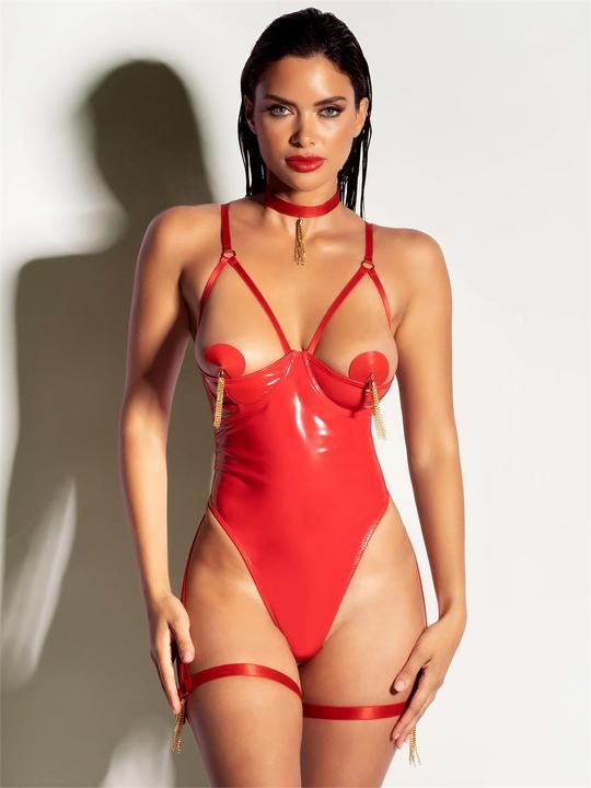 Actual product image OhLaLa Cheri Fetish Play Shelf Cup Teddy (L)