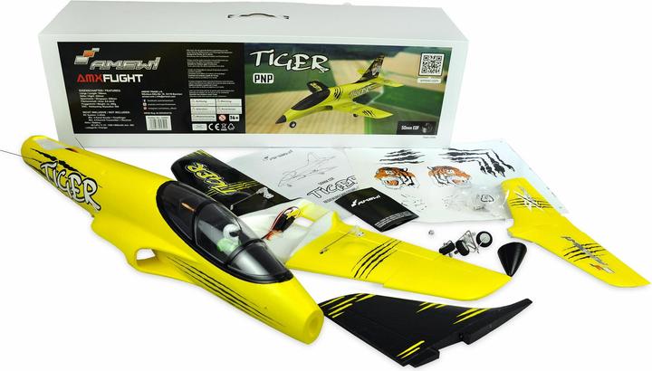 Actual product image Amewi Impeller Jet Tiger S 55 mm EDF, Yellow PNP (Jet)