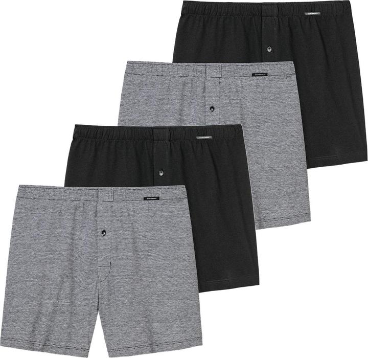 Actual product image Schiesser Pack of 4 Singlet Jersey Boxer Shorts (S, pack of 4)
