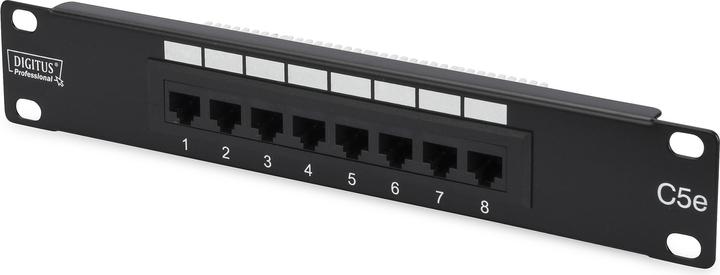 Digitus CAT 5e Klasse D Patchpanel ungeschirmt 8-Port RJ45 8P8C LSA 1U