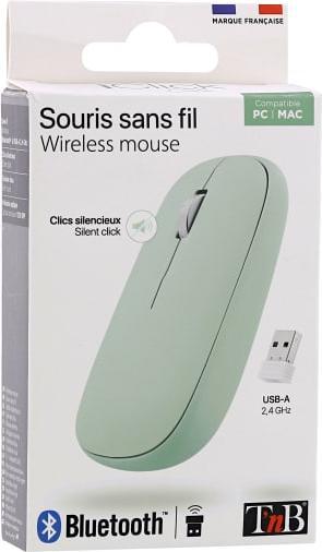Produktbild T'nB Souris sans fil Bluetooth Color (Vert) (Kabellos)