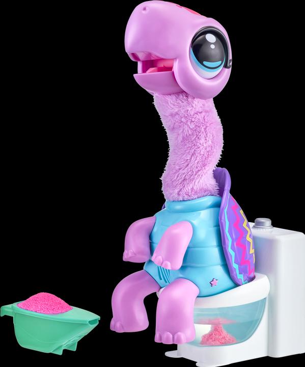 Actual product image Moose Little Live Pets - Gotta Go Turdle Interactive plush turtle that wiggles, poops and spi