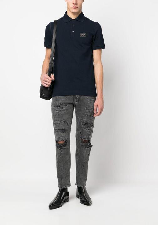 Actual product image Dolce & Gabbana T-shirts And Polos Blue (50)