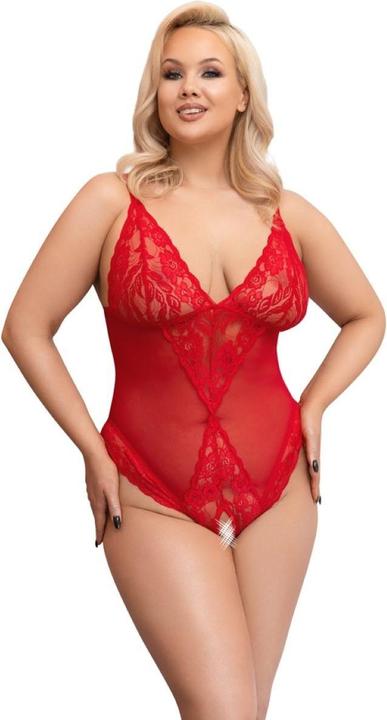 Productafbeelding Cottelli Collection Body kruisloos rood 3XL (3XL)