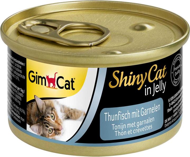 Produktbild GimCat ShinyCat Thunfisch & Garnelen, 6x70g (Adult, 6 Stk., 70 g)