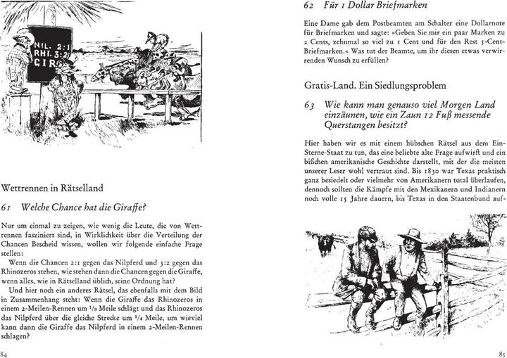 Actual product image Mathematische Rätsel und Spiele (German, Charlotte Francs, Martin Gardner, Sam Loyd, 2020)