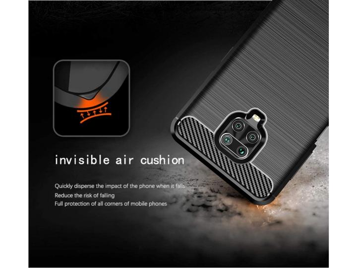 Produktbild Screenguard Xiaomi Redmi Note 9S Hülle Carbon Brushed Soft TPU (Xiaomi Redmi Note 9S)