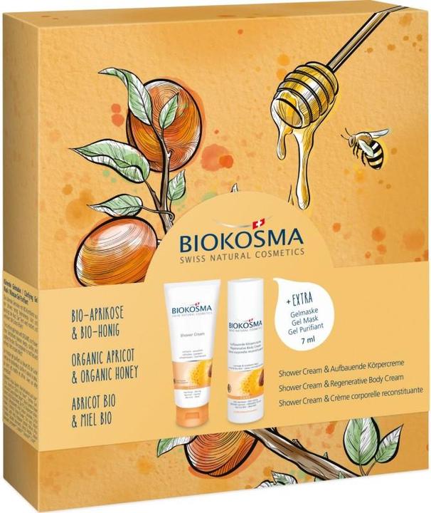 Image du produit Biokosma Coffret cadeau 2024 Abricot Miel (Set soin du corps)