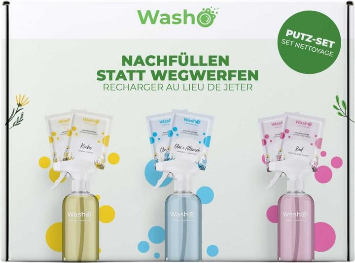 Produktbild Washo Oberflächenreiniger Putz-Set