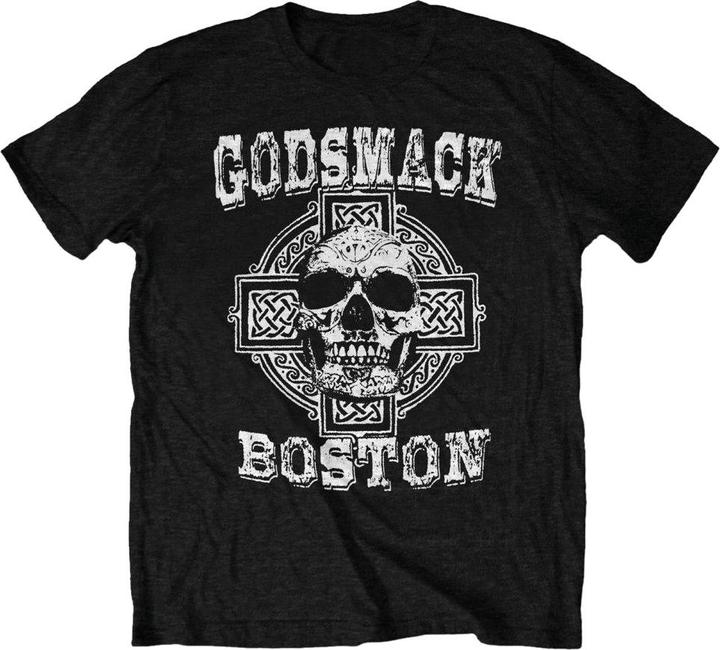 Image du produit Godsmack T-Shirt unisexe adulte Boston Skull en coton (M)