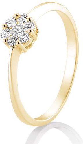 Produktbild Breuning Verlobungsring Flower (53, 750/18 K Gold)