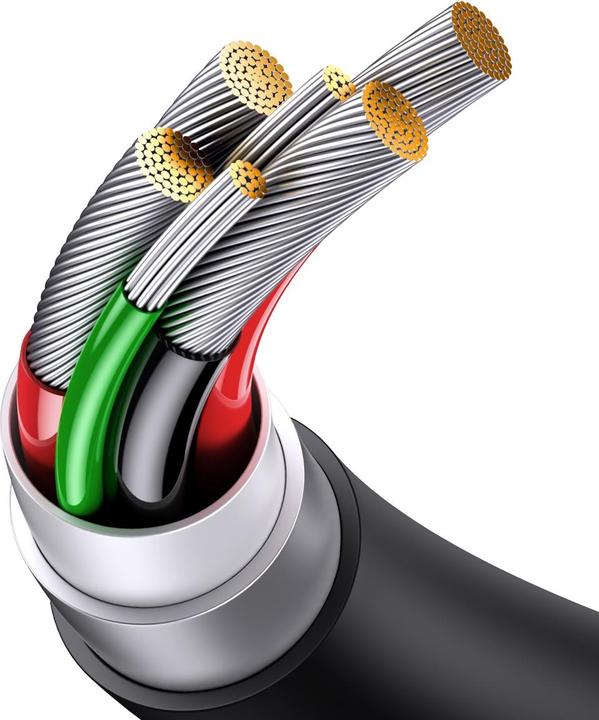 Actual product image Baseus Superior Series (SUPERVOOC) Fast Charging Data Cable USB to Type-C 65W 2m Black (2 m)