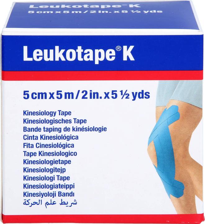 Energie-Label BSN Pflasterbinde 5mx5cm blau (5 m)