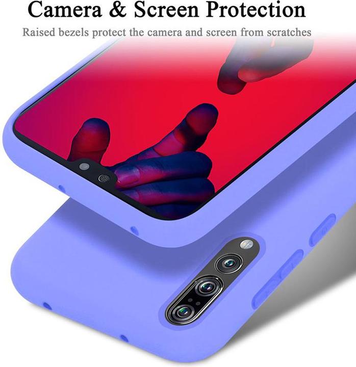 Actual product image Cadorabo TPU Liquid Silicone Case Cover (Huawei P20 Plus, Huawei P20 Pro)