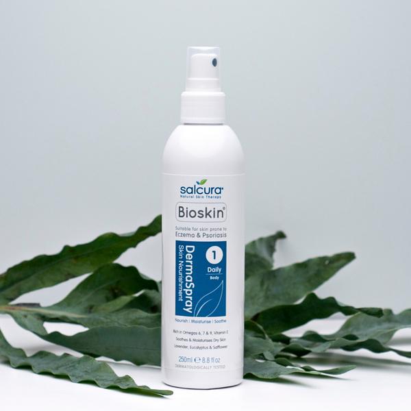 Image du produit Salcura Skincare Bioskin DermaSpray Crème hydratante pour le corps Unisexe 250 ml (Crème pour le corps, 250 ml)