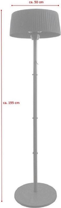 Produktbild Jet-Line Elektrische Terrassenlampe CALEA Stehlampe Heizung 1500W