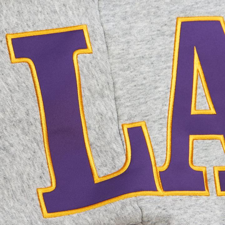 Produktbild Mitchell & Ness SATIN Fleece Pullover Los Angeles Lakers - M (M)