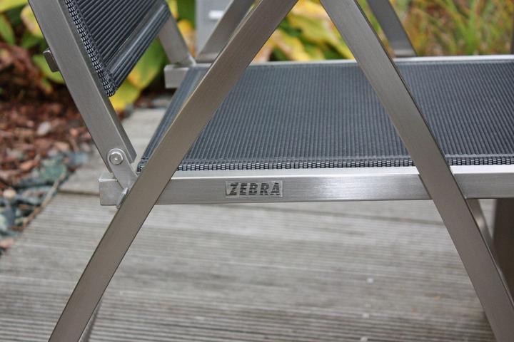 Produktbild Zebra Gartenmöbelreihe PONTIAC PONTIAC Sessel hohe Lehne argenta