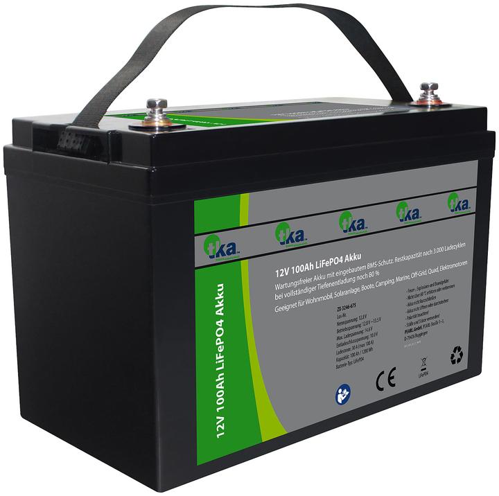 Immagine prodotto TKA Batteria per sistema solare (12.80 V, 100 Ah)