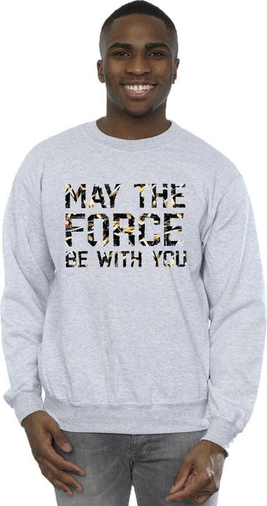 Immagine prodotto Star Wars May The Force Infill Felpa Uomo (4XL)