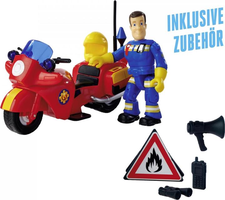 Image du produit Simba Moto des pompiers Sam avec figurine