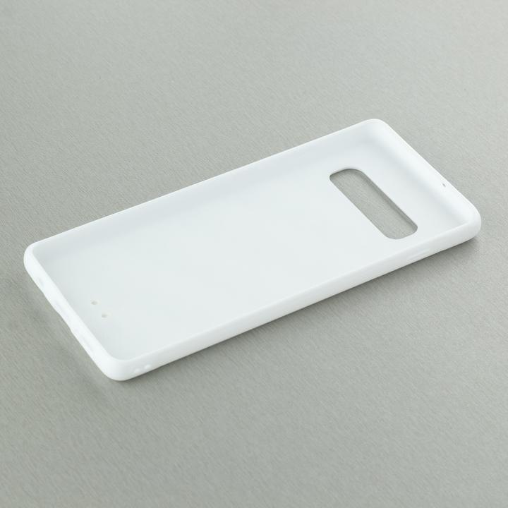 Actual product image PhoneLook Cover Silicone White Blue Dragon Tattoo (Samsung Galaxy S10+)