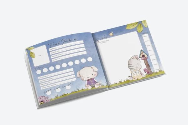 Image du produit Matz & Leni Mon album de livres d'amis "Chien & Chat (21 x 21 cm)
