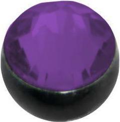 Schwarz, Violett