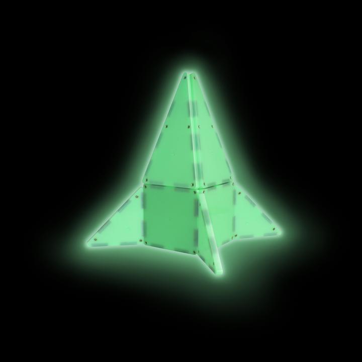 Actual product image Magna-Tiles Glow in the Dark Set (16 pieces)