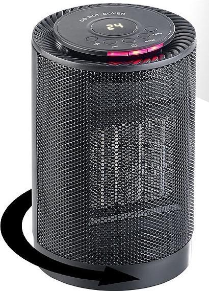 Immagine prodotto Carlo Milano Termoventilatore da tavolo in ceramica digitale con oscillazione (1200 W)