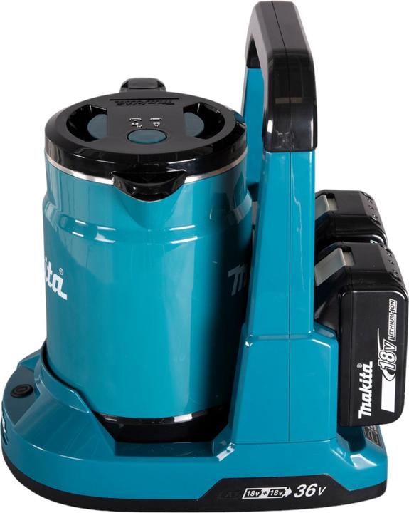 Immagine prodotto Makita Bollitore a batteria DKT 360 RM2 36 V ( 2x 18 V ) 0,8 L + 2x batteria ricaricabile 4,0 Ah + (0.80 l)