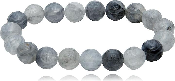 Produktbild Leyda Grauquarz Armband (19 cm, Farbstein)