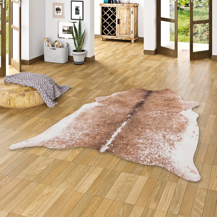 Actual product image Pergamon Carpet synthetic fibre animal fur look (155 x 190 cm)